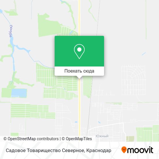 Карта Садовое Товарищество Северное
