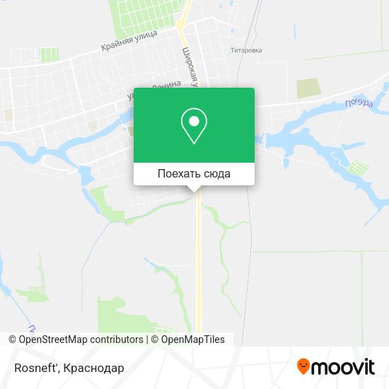 Карта Rosneft'