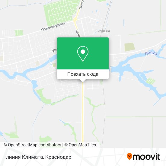 Карта линия Климата