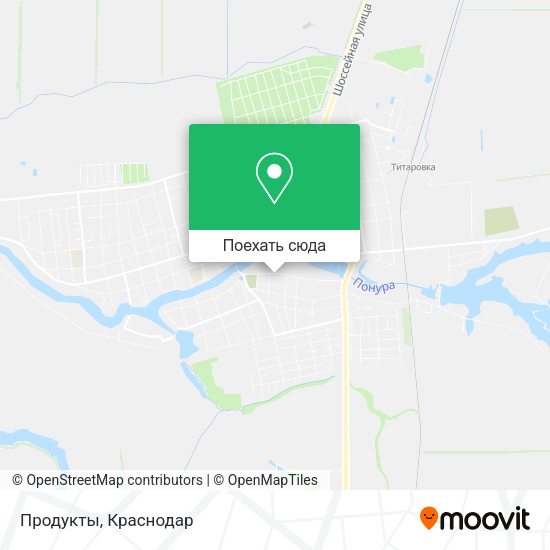 Карта Продукты