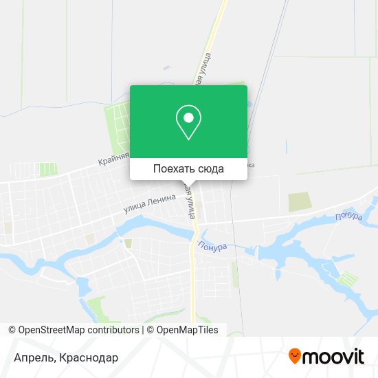 Карта Апрель