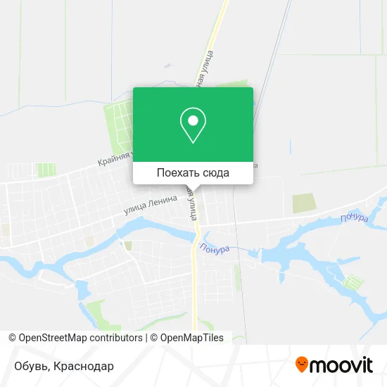 Карта Обувь