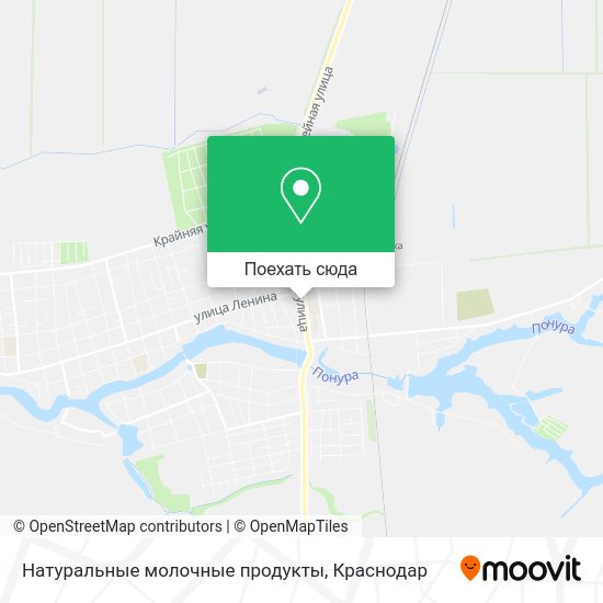 Карта Натуральные молочные продукты