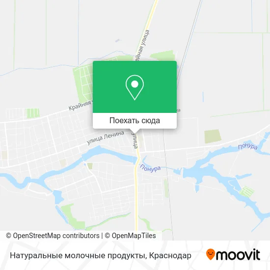 Карта Натуральные молочные продукты