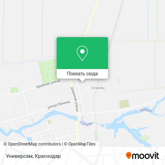 Карта Универсам