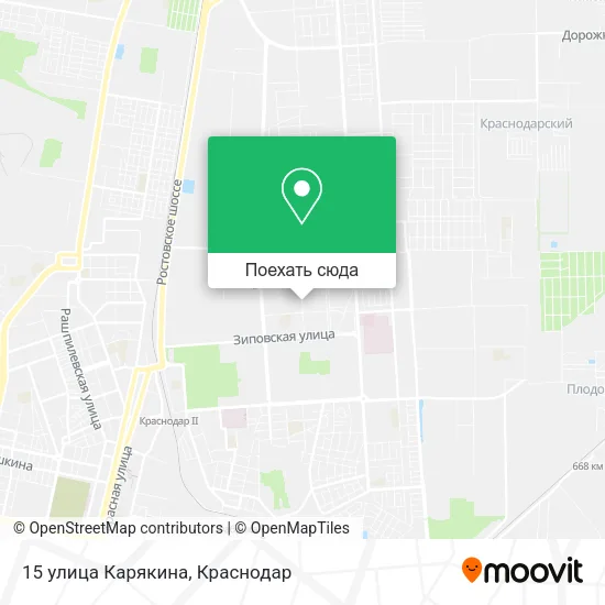 Карта 15 улица Карякина