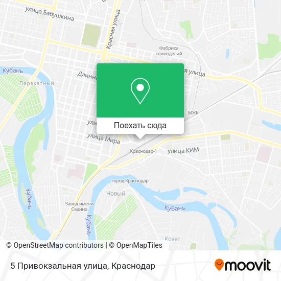 Карта 5 Привокзальная улица