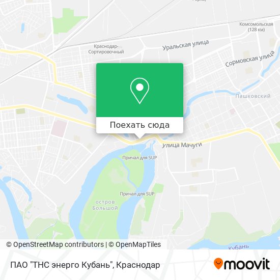 Карта ПАО "ТНС энерго Кубань"