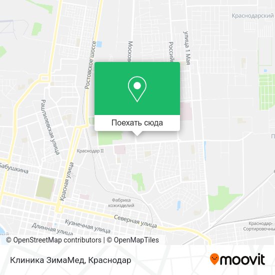 Карта Клиника ЗимаМед