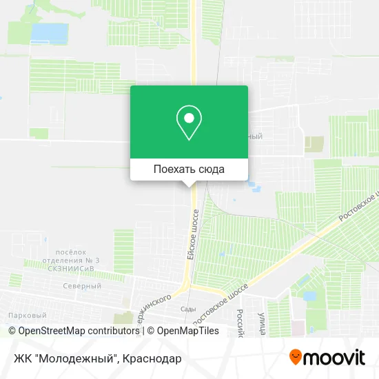 Карта ЖК "Молодежный"