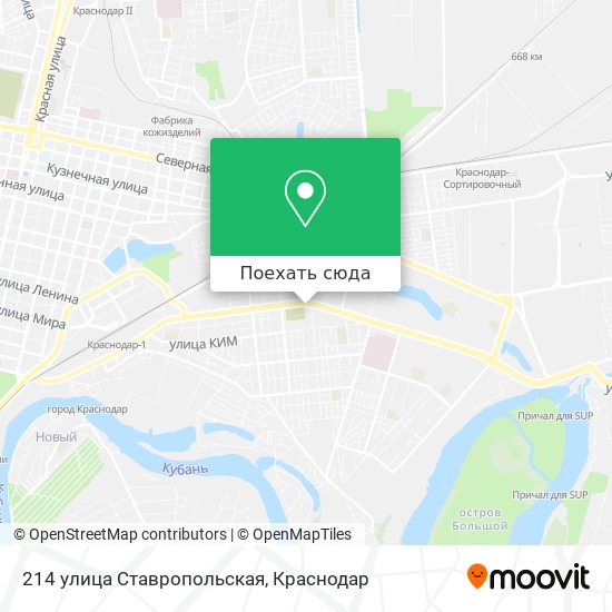 Карта 214 улица Ставропольская