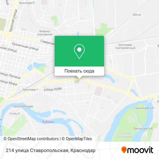 Карта 214 улица Ставропольская