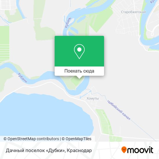 Карта Дачный поселок «Дубки»