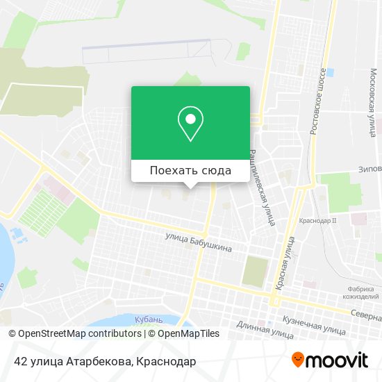 Карта 42 улица Атарбекова