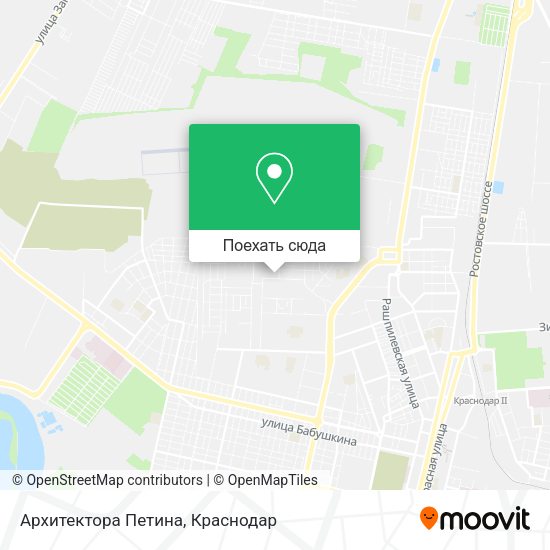 Карта Архитектора Петина