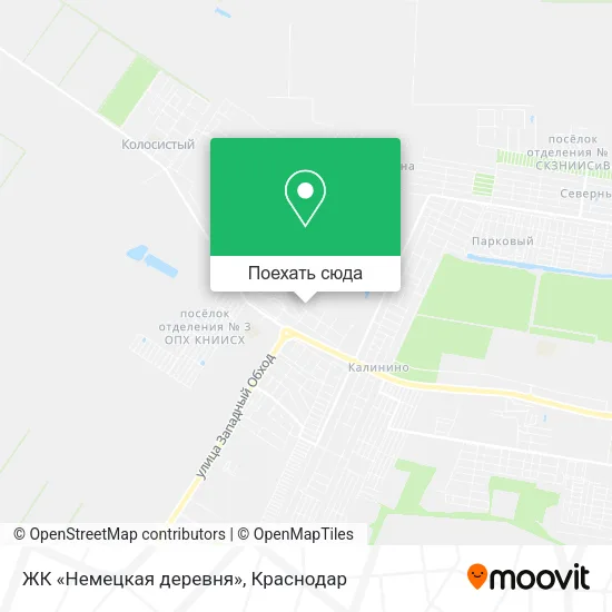 Карта ЖК «Немецкая деревня»