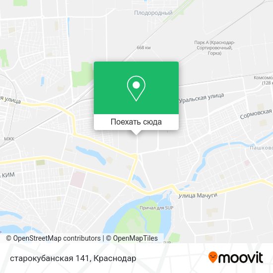 Карта старокубанская 141