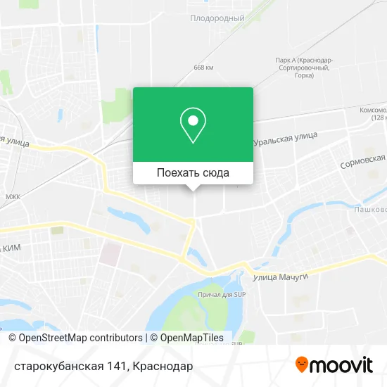 Карта старокубанская 141