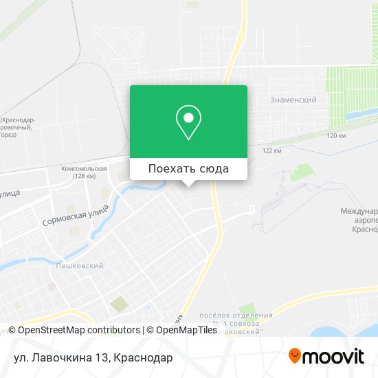 Карта ул. Лавочкина 13