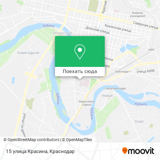 Карта 15 улица Красина