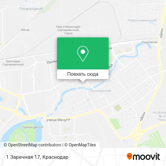 Карта 1 Заречная 17