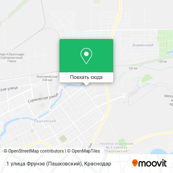 Карта 1 улица Фрунзе (Пашковский)