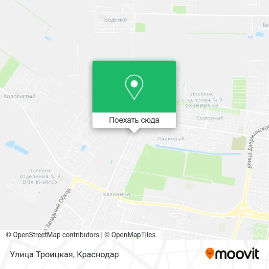 Карта Улица Троицкая