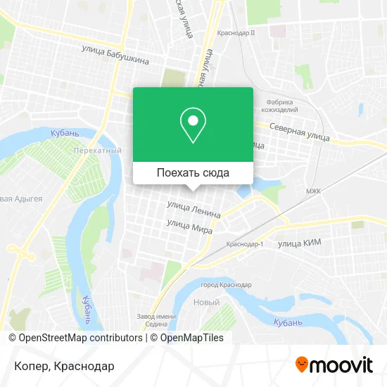 Карта Копер
