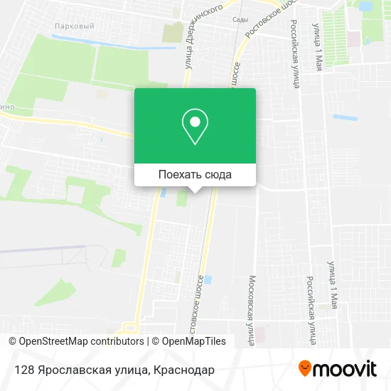 Карта 128 Ярославская улица