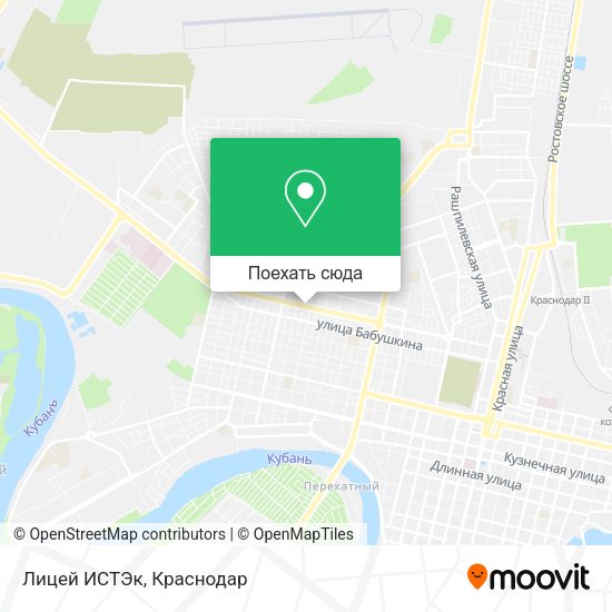 Карта Лицей ИСТЭк