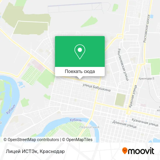 Карта Лицей ИСТЭк