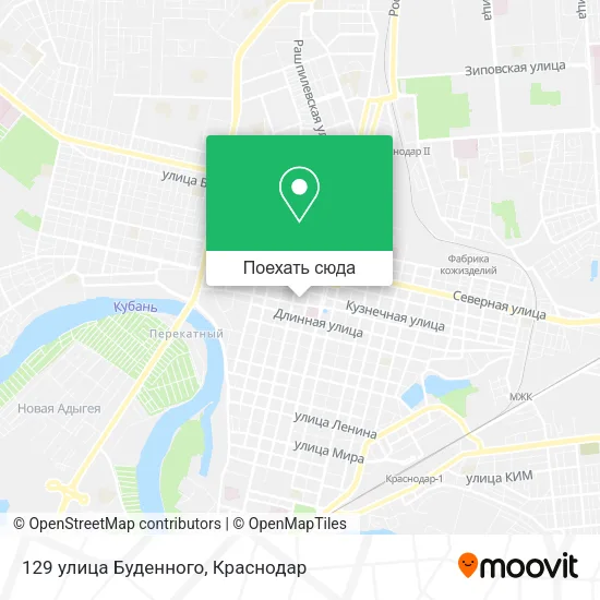 Карта 129 улица Буденного