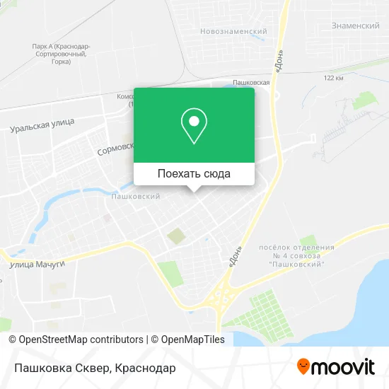 Карта Пашковка Сквер