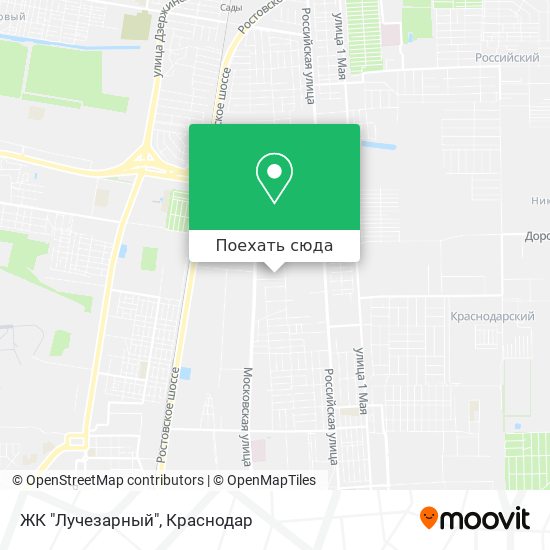 Карта ЖК "Лучезарный"