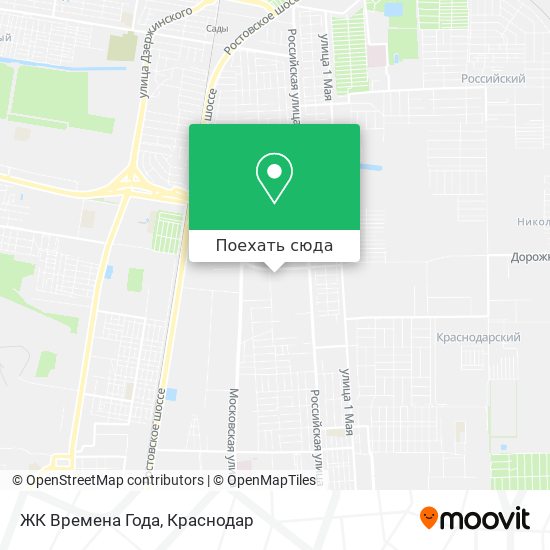 Карта ЖК Времена Года
