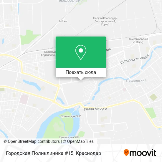 Карта Городская Поликлиника #15
