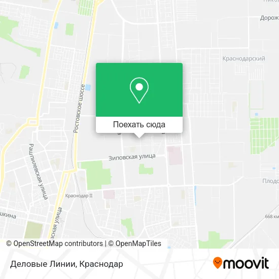 Карта Деловые Линии