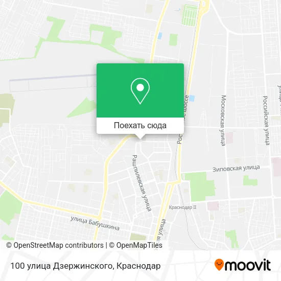 Карта 100 улица Дзержинского