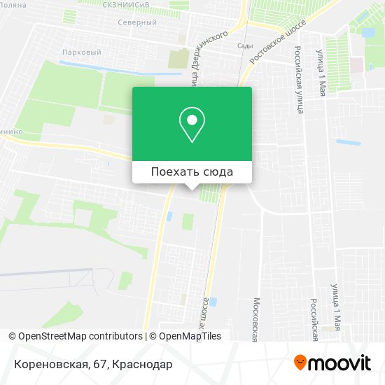 Карта Кореновская, 67