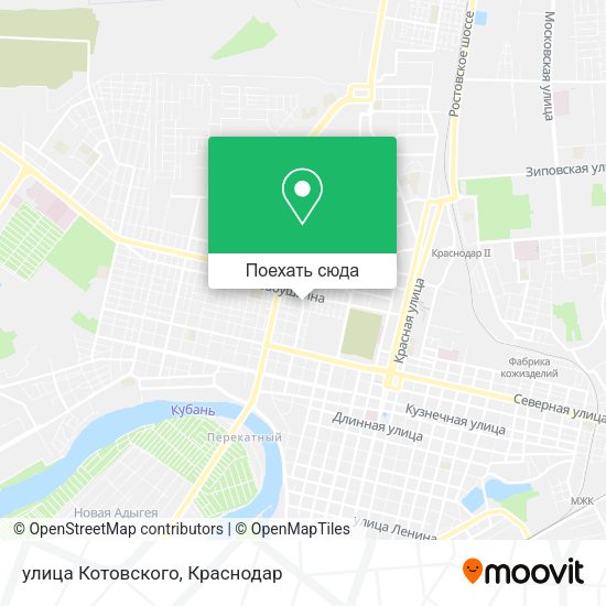 Карта улица Котовского
