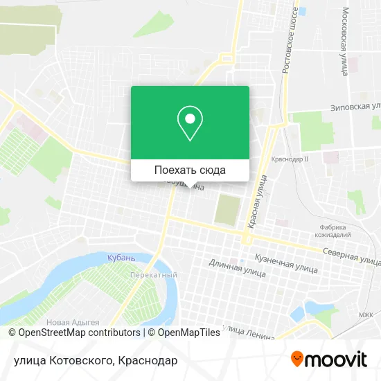 Карта улица Котовского