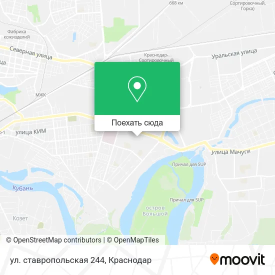 Карта ул. ставропольская 244