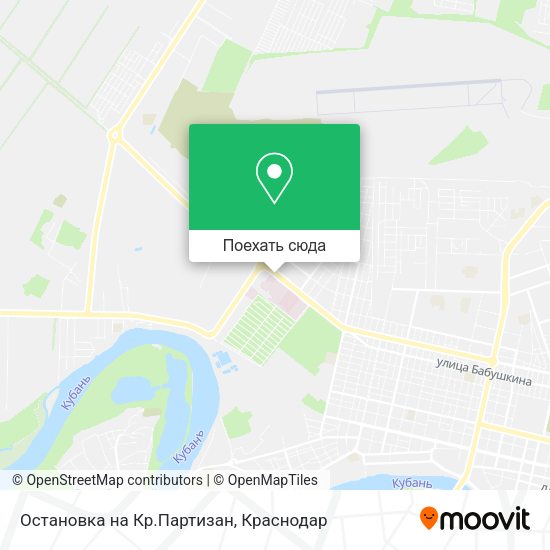 Карта Остановка на Кр.Партизан