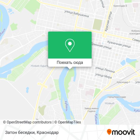 Карта Затон беседки