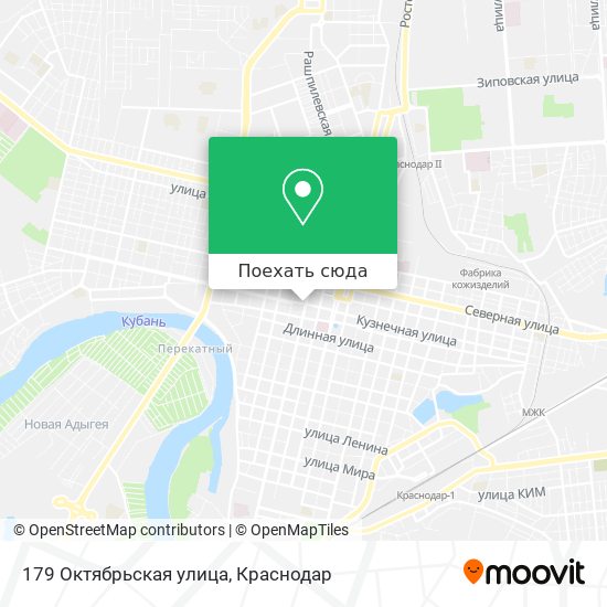 Карта 179 Октябрьская улица