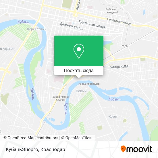 Карта КубаньЭнерго
