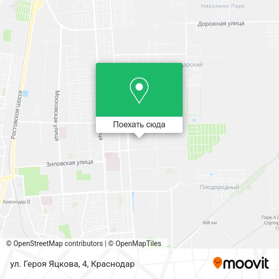 Карта ул. Героя Яцкова, 4