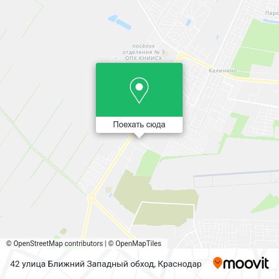 Карта 42 улица Ближний Западный обход