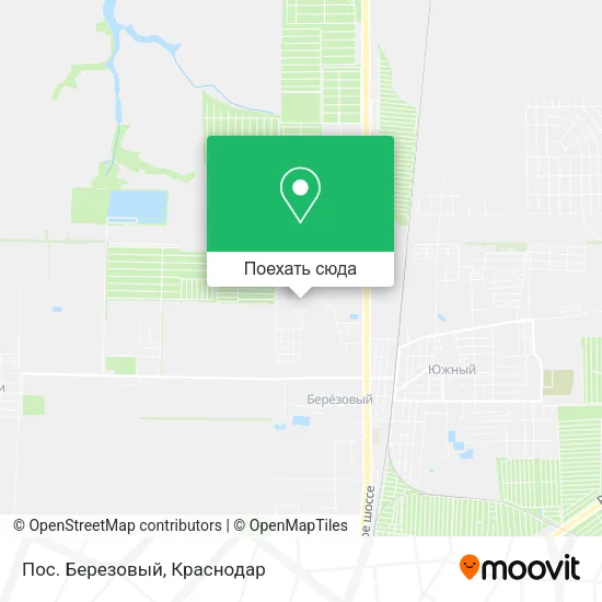 Карта Пос. Березовый