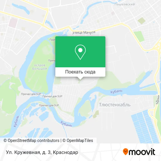 Карта Ул. Кружевная, д. 3